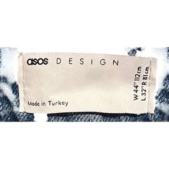 ASOS Curve Distressed Light Wash Mid-Rise Plus Size Skinny Jeans Waist 44W - Picture 10 of 11